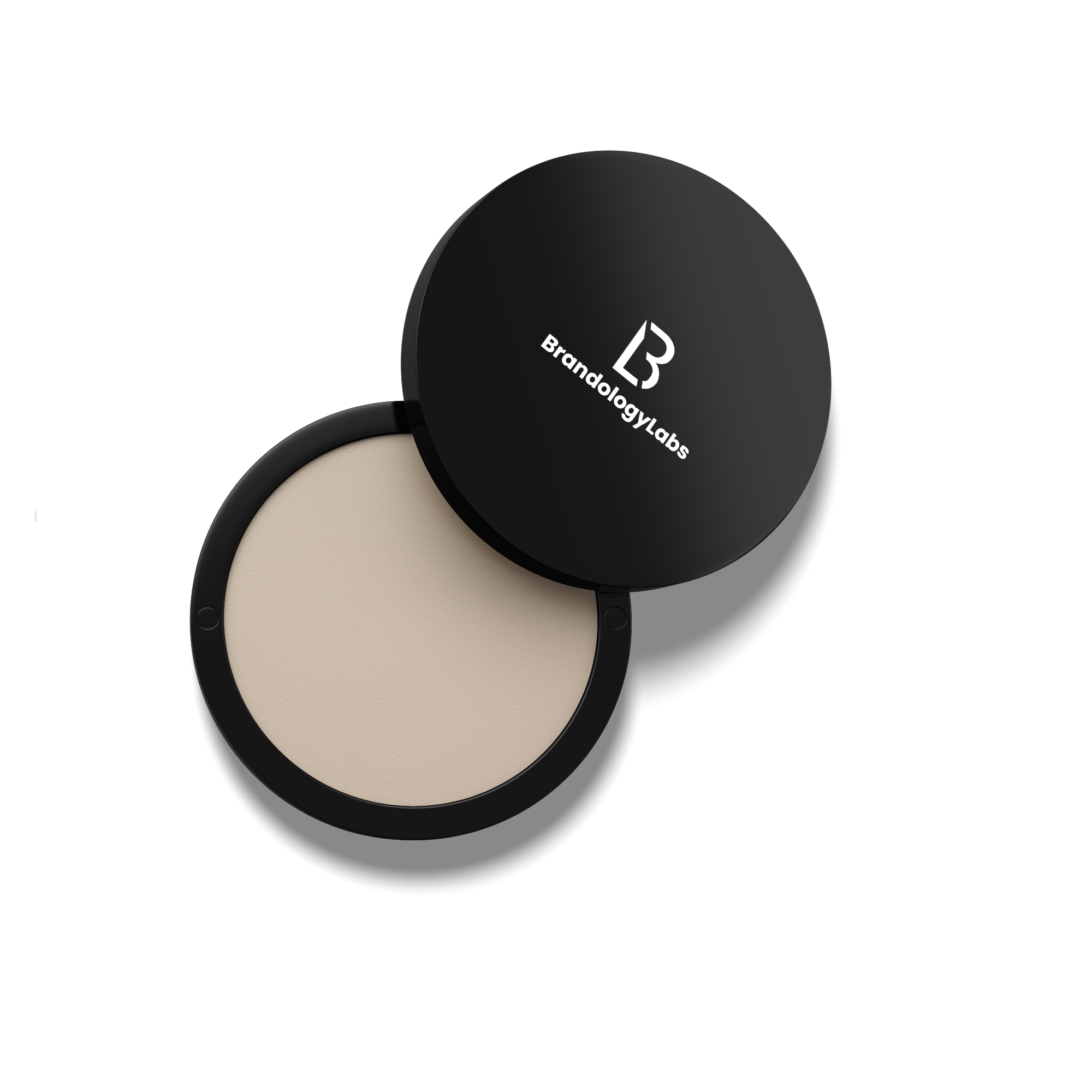 Brandology Labs Mineral foundation lightweight coverage powder for flawless skin.