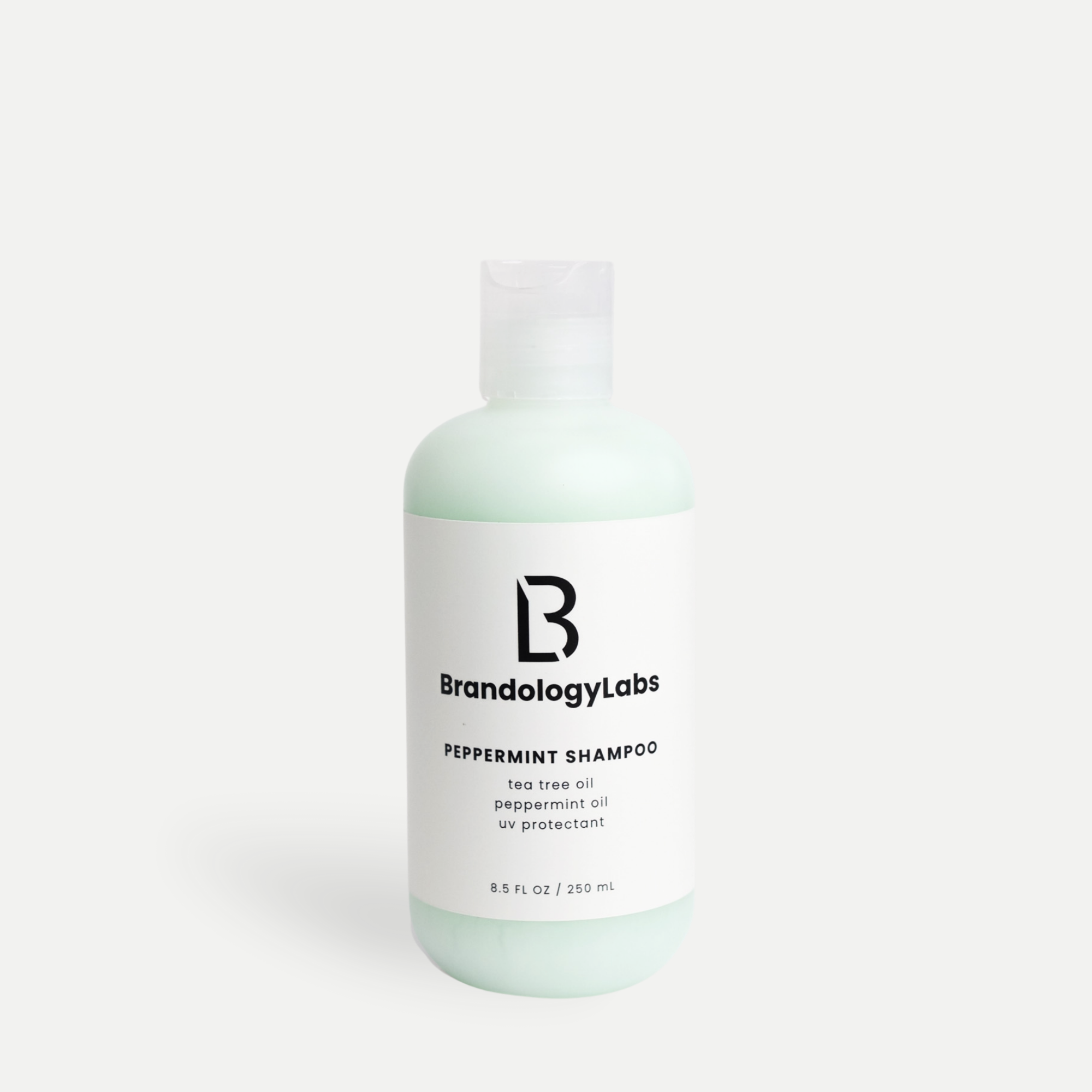 Brandology Labs Peppermint shampoo invigorating cleanser for scalp refresh