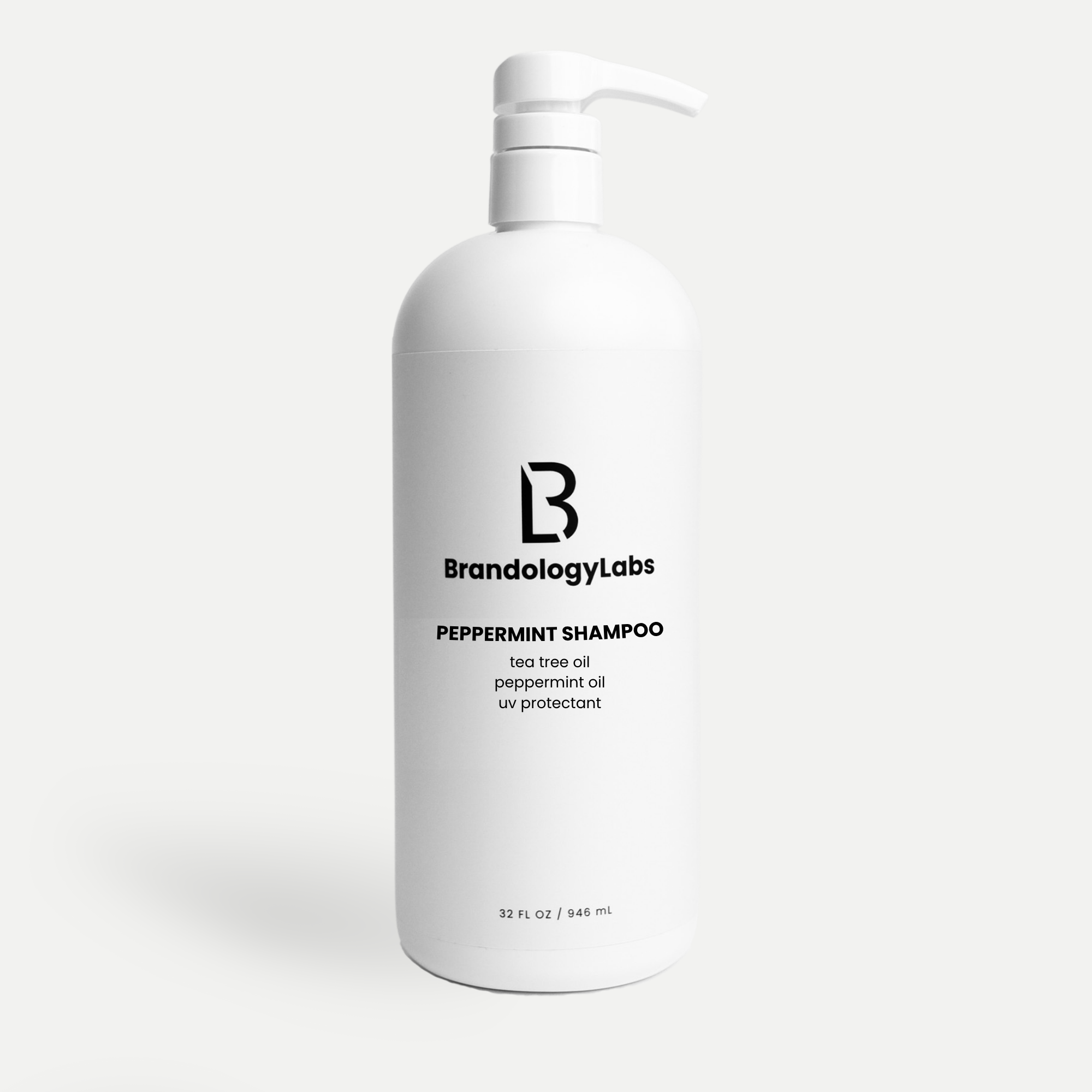 Brandology Labs Peppermint shampoo invigorating cleanser for scalp refresh