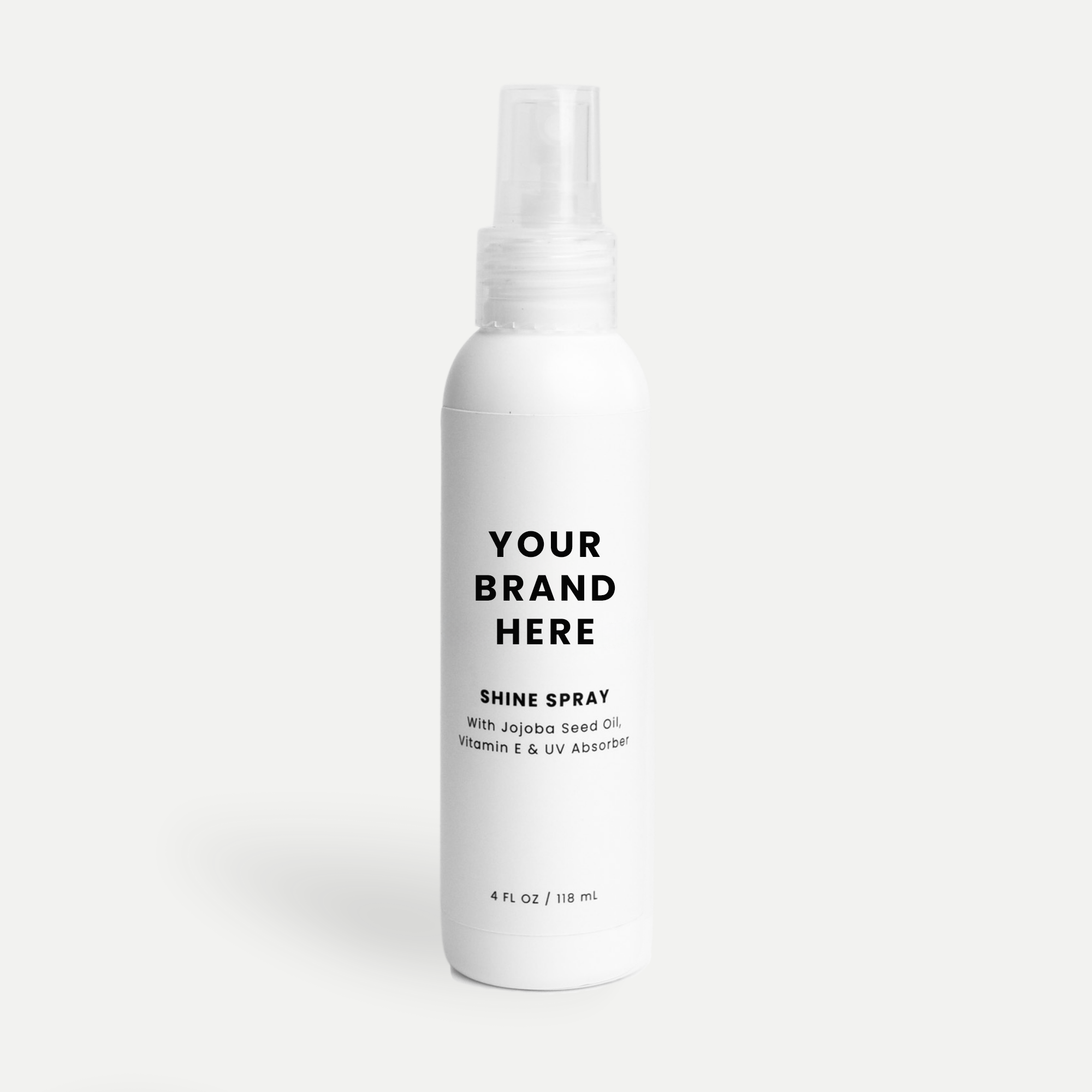 Shine spray finishing mist for glossy smooth hair