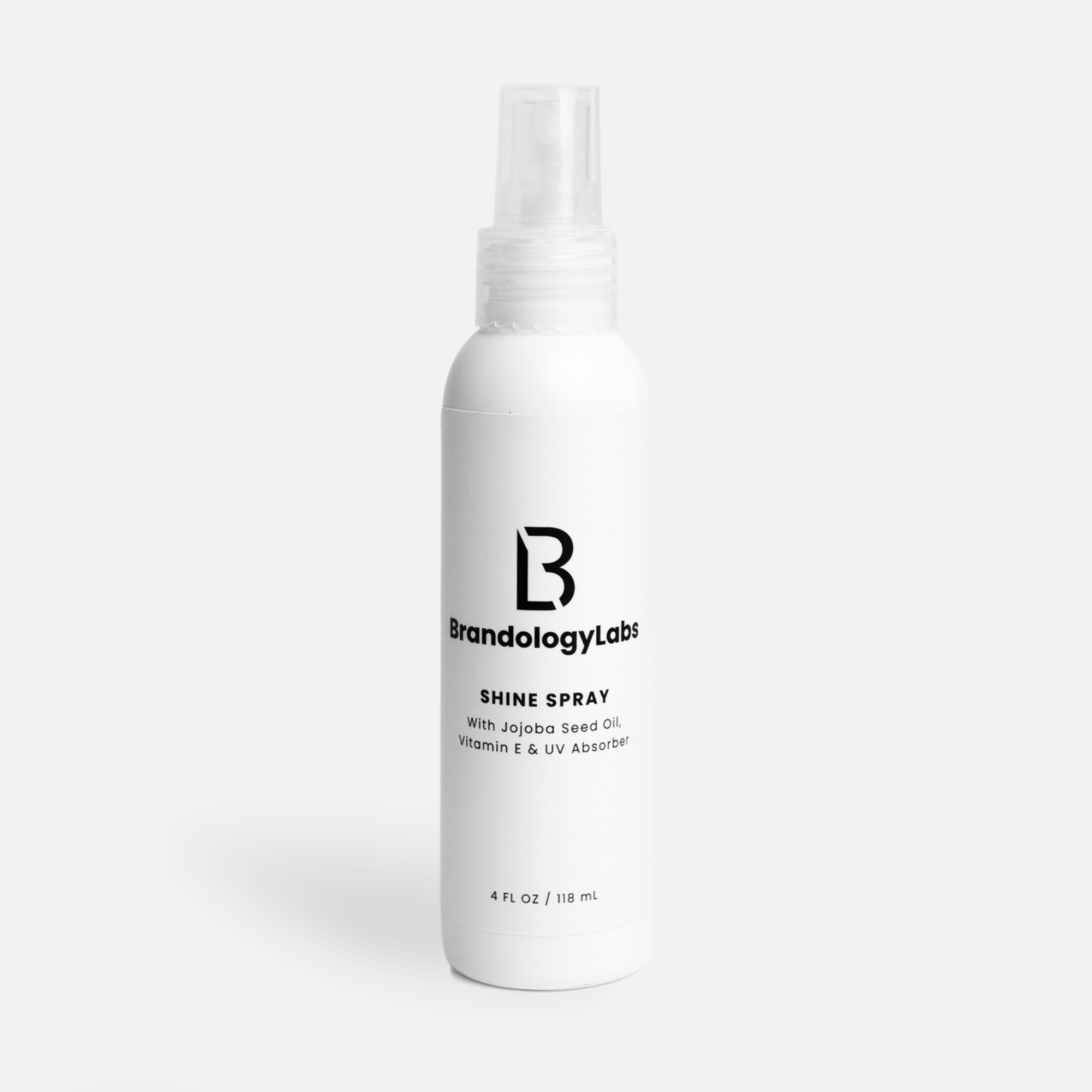Brandology Labs Shine spray finishing mist for glossy smooth hair