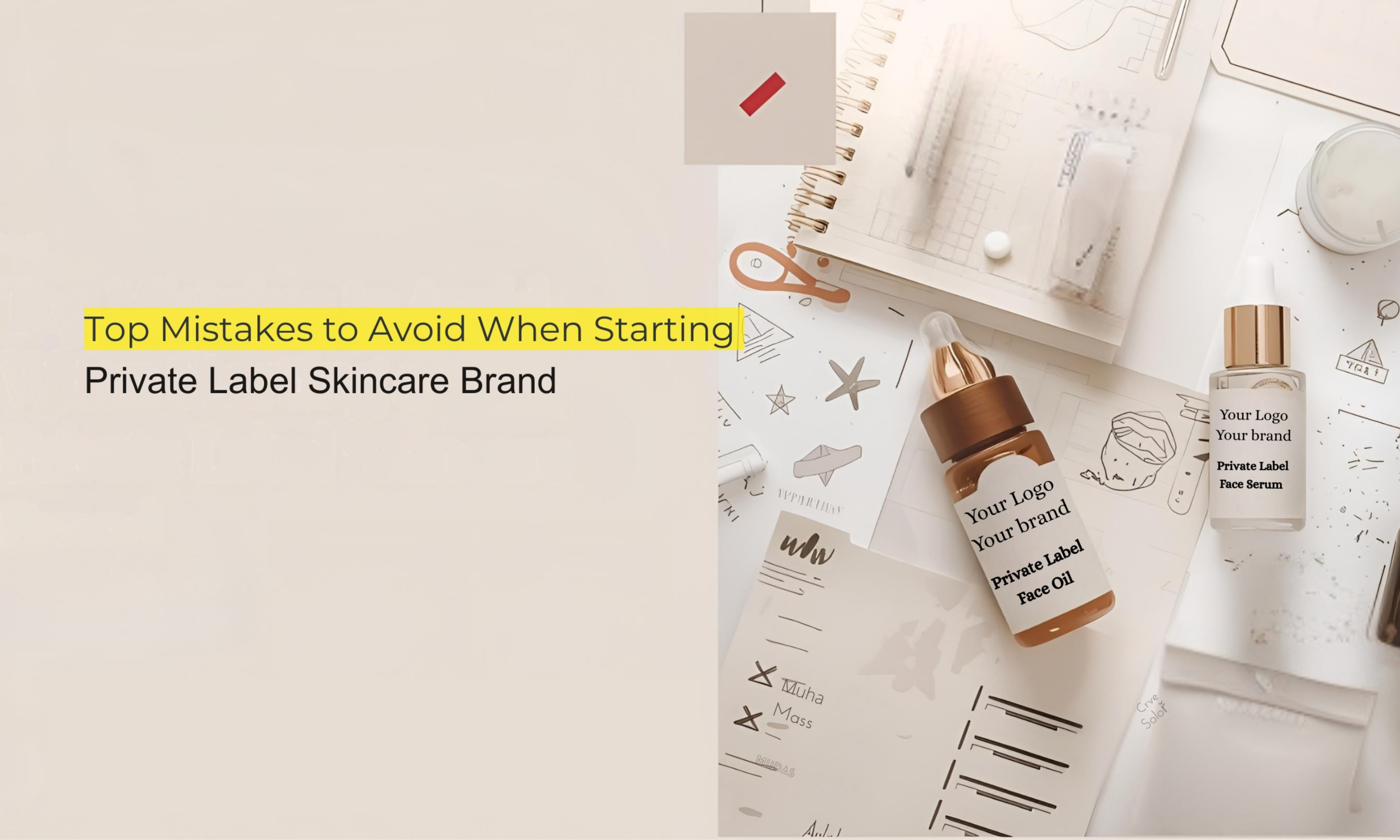 10 Mistakes to Avoid When Launching a Private Label Skincare Brand