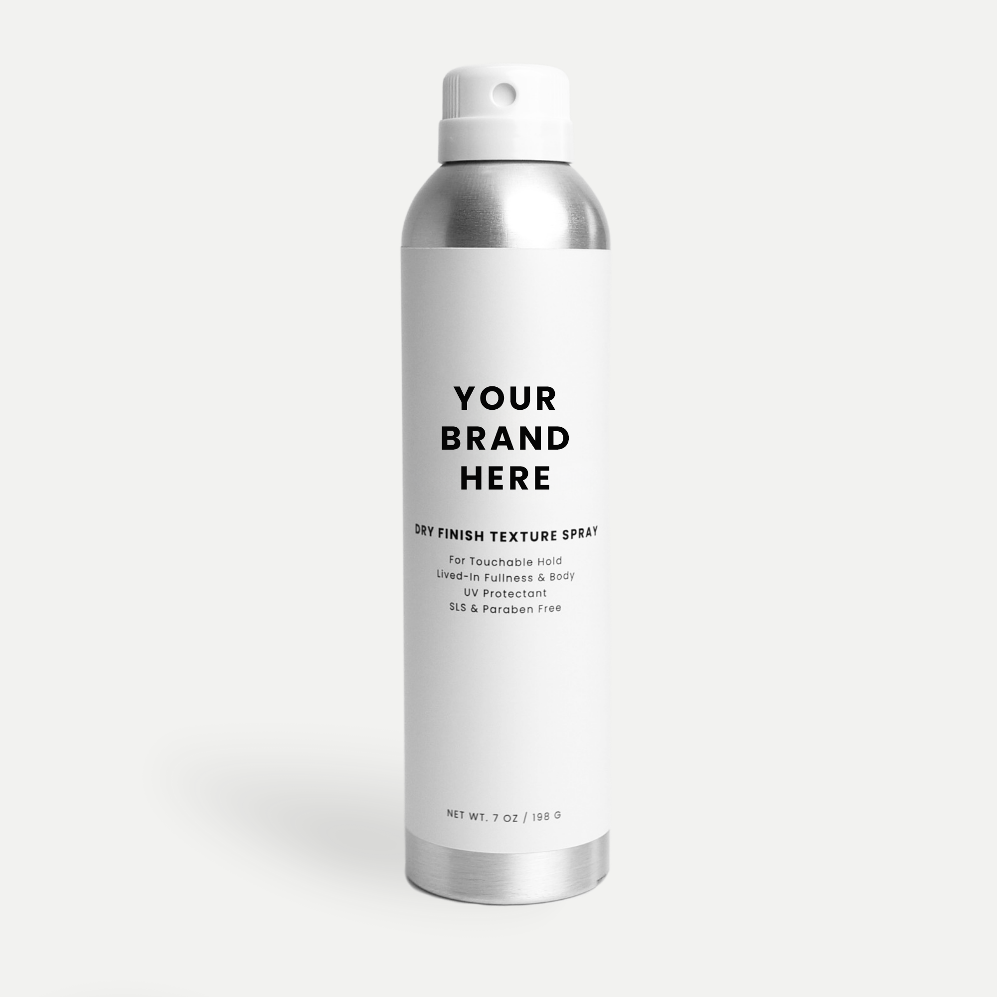 Dry finish texture spray for volume lift and styled texture