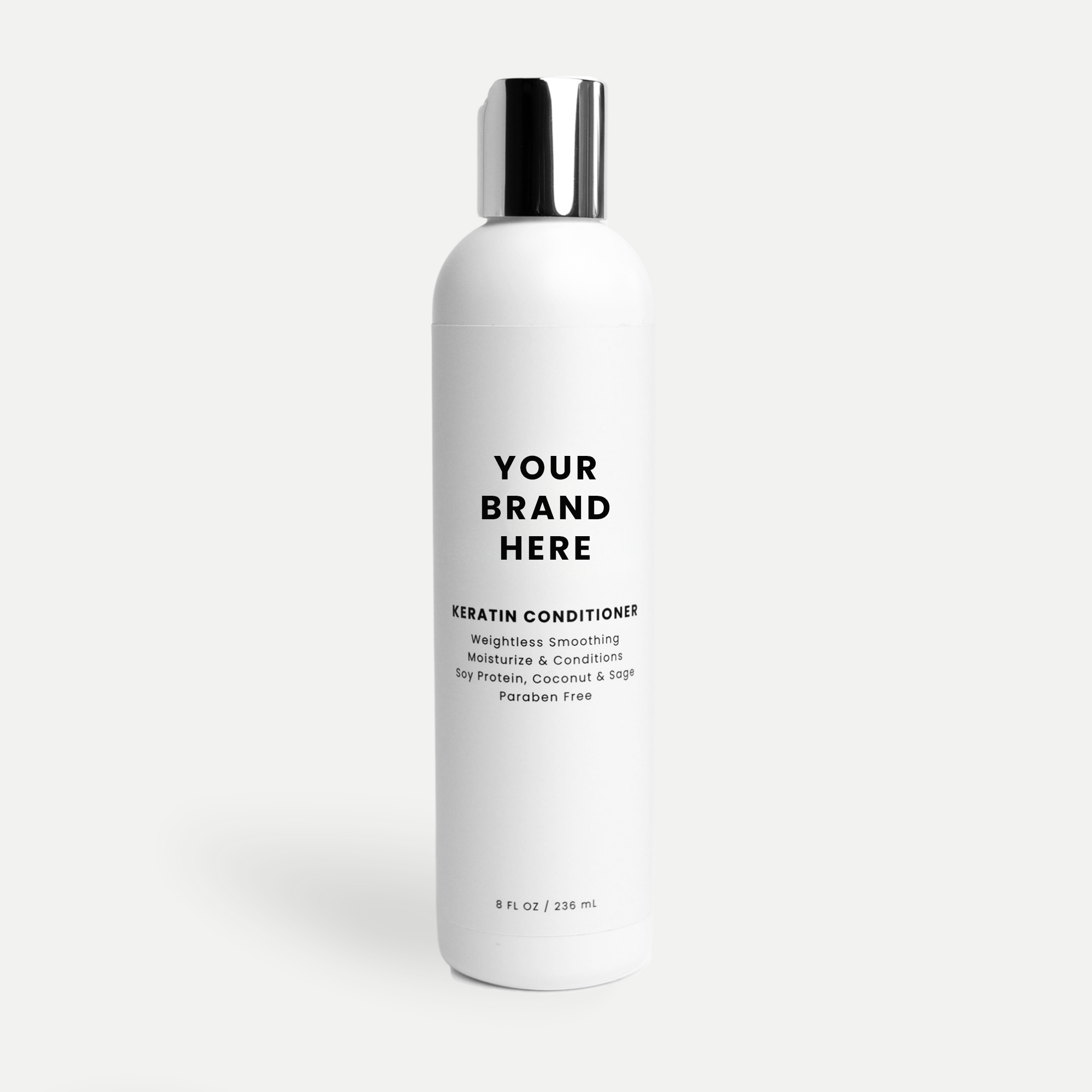 Keratin conditioner smoothing formula for frizz control and shine